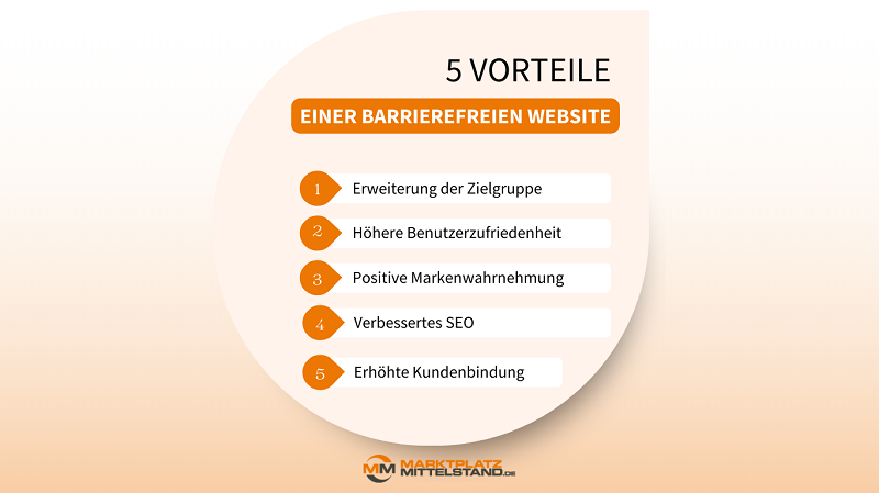 Vorteile von barrierefreie Website